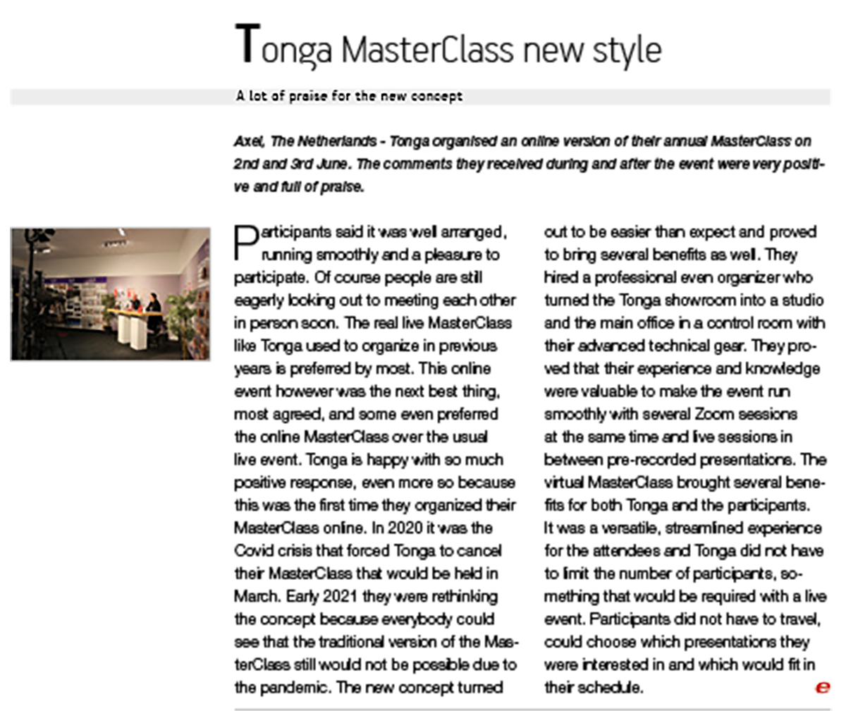2021-07 EAN - Tonga Masterclass